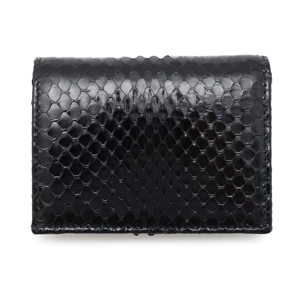 Gucci Horsebit Python Leather Wallet Black - image 3